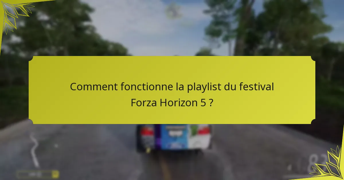 À quelle fréquence les événements se déroulent-ils dans la playlist du festival ?
