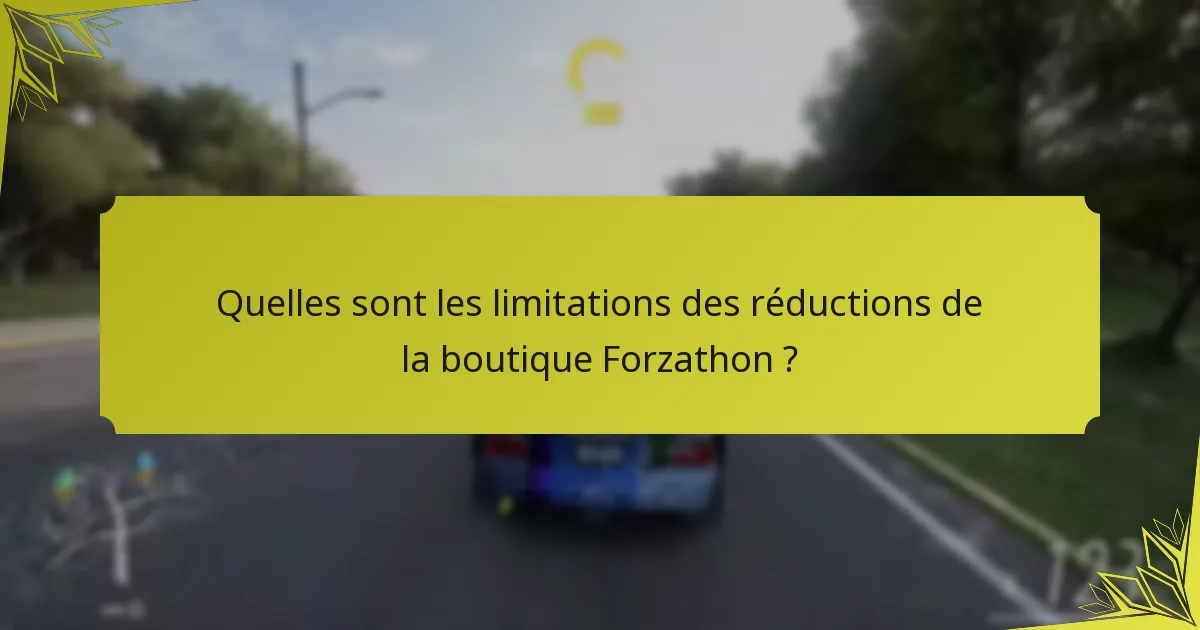 Quelles sont les réactions de la communauté aux réductions de la boutique Forzathon ?